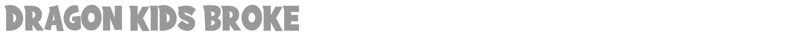 Dragon Kids font preview